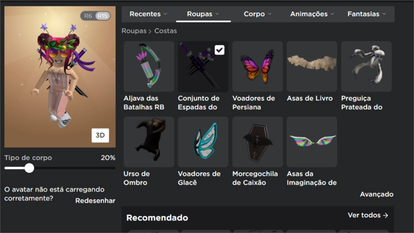 Vendo Uma Conta Feminina Roblox - Outros - DFG