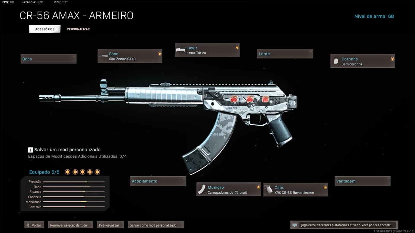 Warzone 2.0: como salvar projetos de armas personalizados