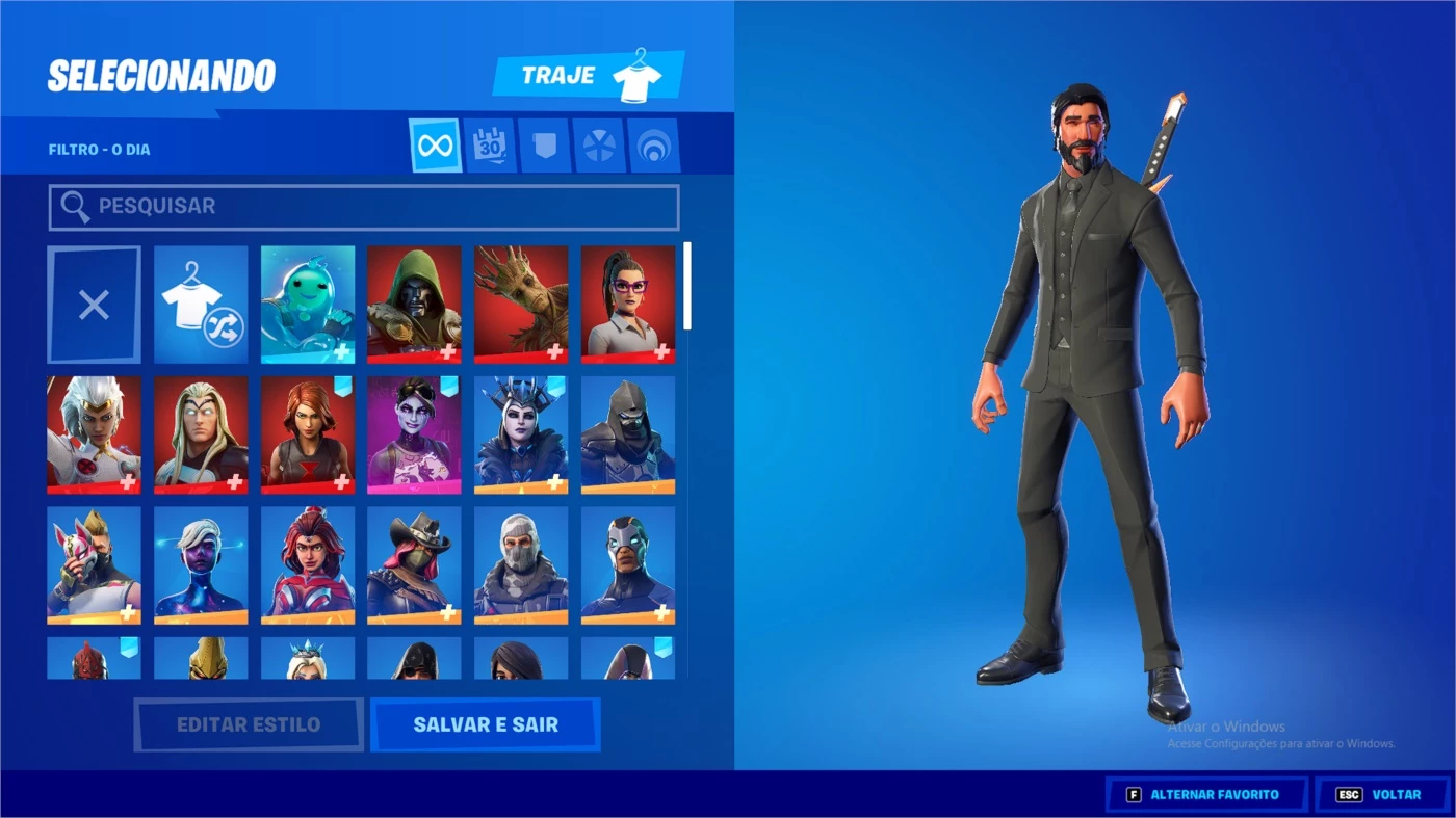 Conta Fortnite Muitas Skins + Vbucks - DFG