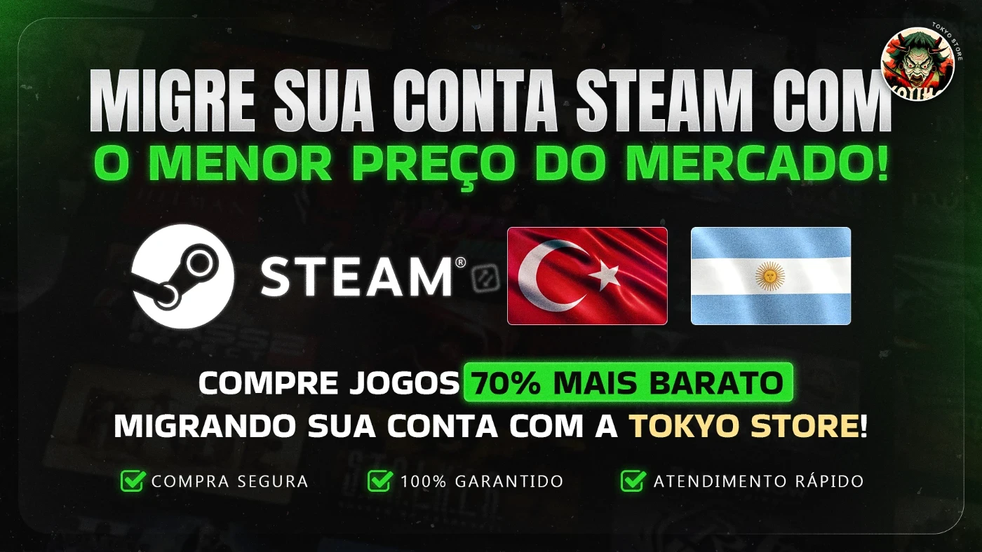 Migração Steam Argentina [Sem Riscos De Ban] - DFG