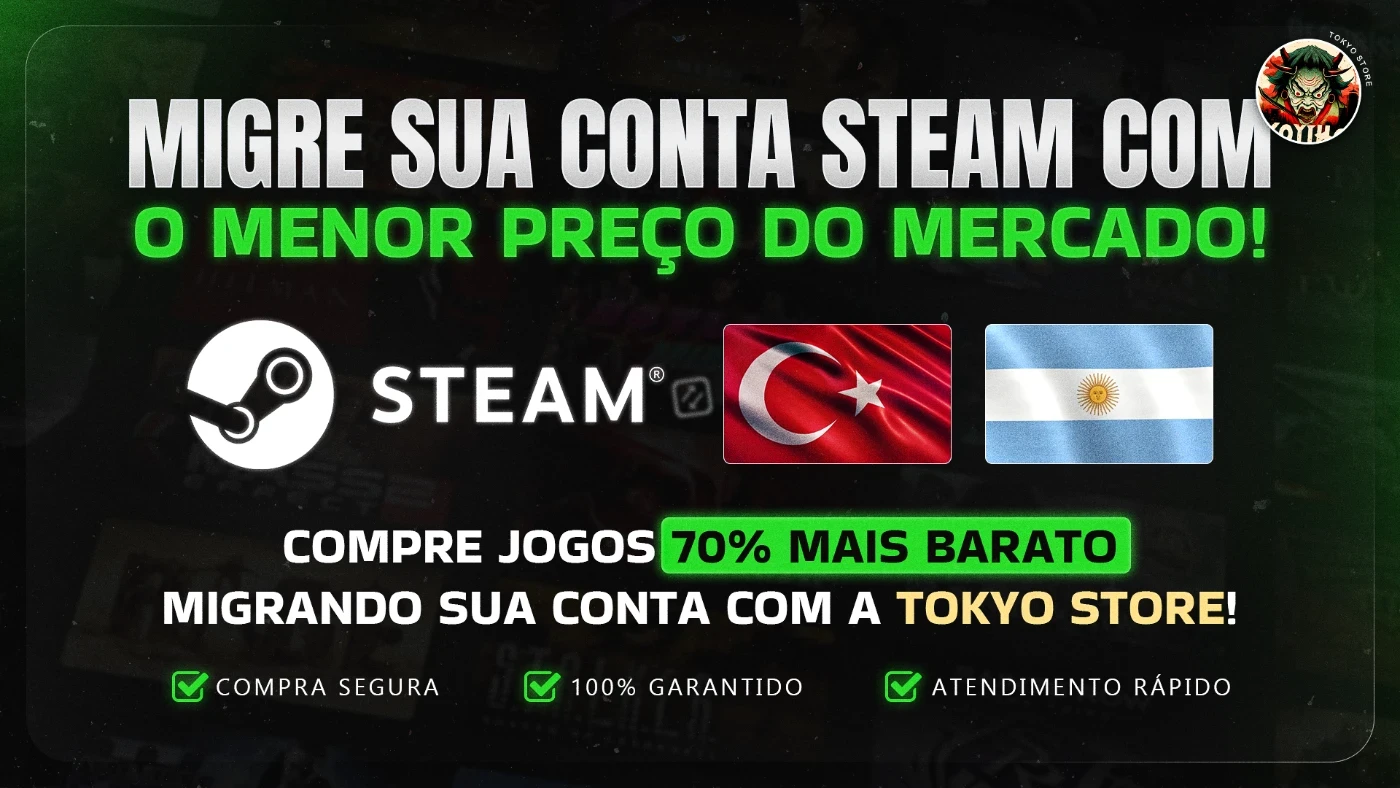 E agora o migrasteam vai dar golpe como??? Steam vai adotar dólar