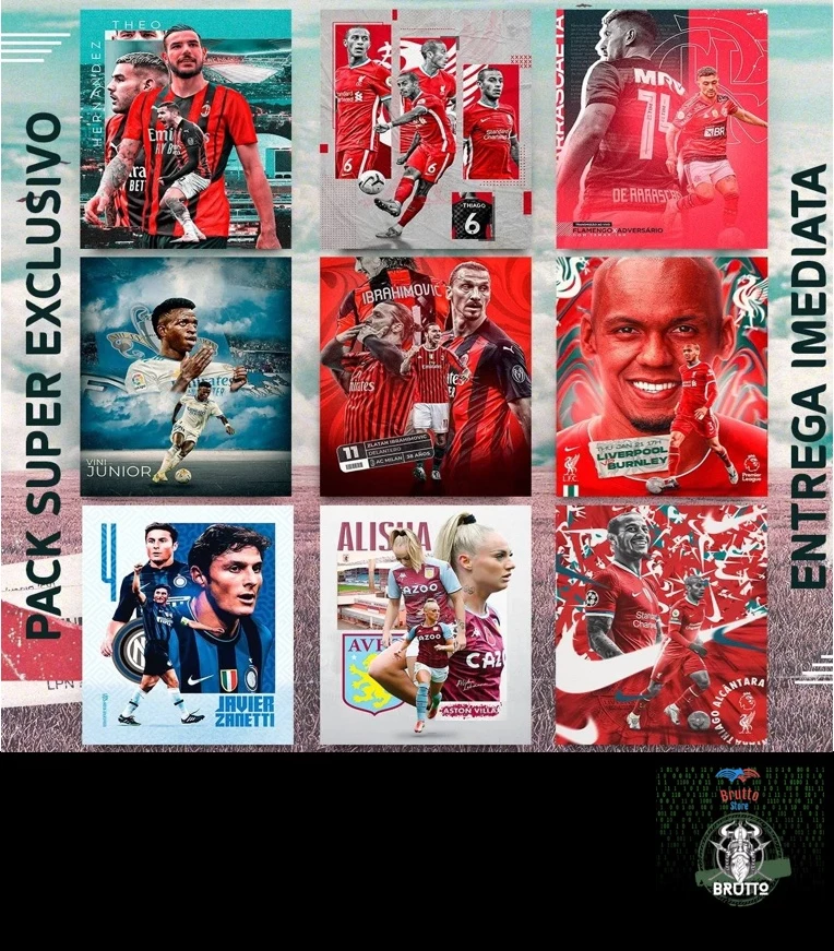 ✓ PACK DE ARTES GRÁTIS, FUTEBOL