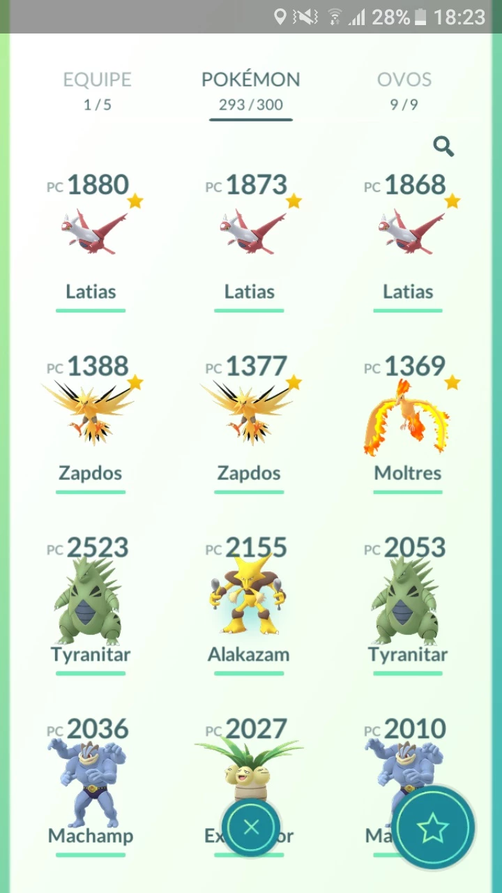 Latios Pokémon Go - (Leia A Descrição) Lendário Pc 1900+ - Pokemon Go - DFG