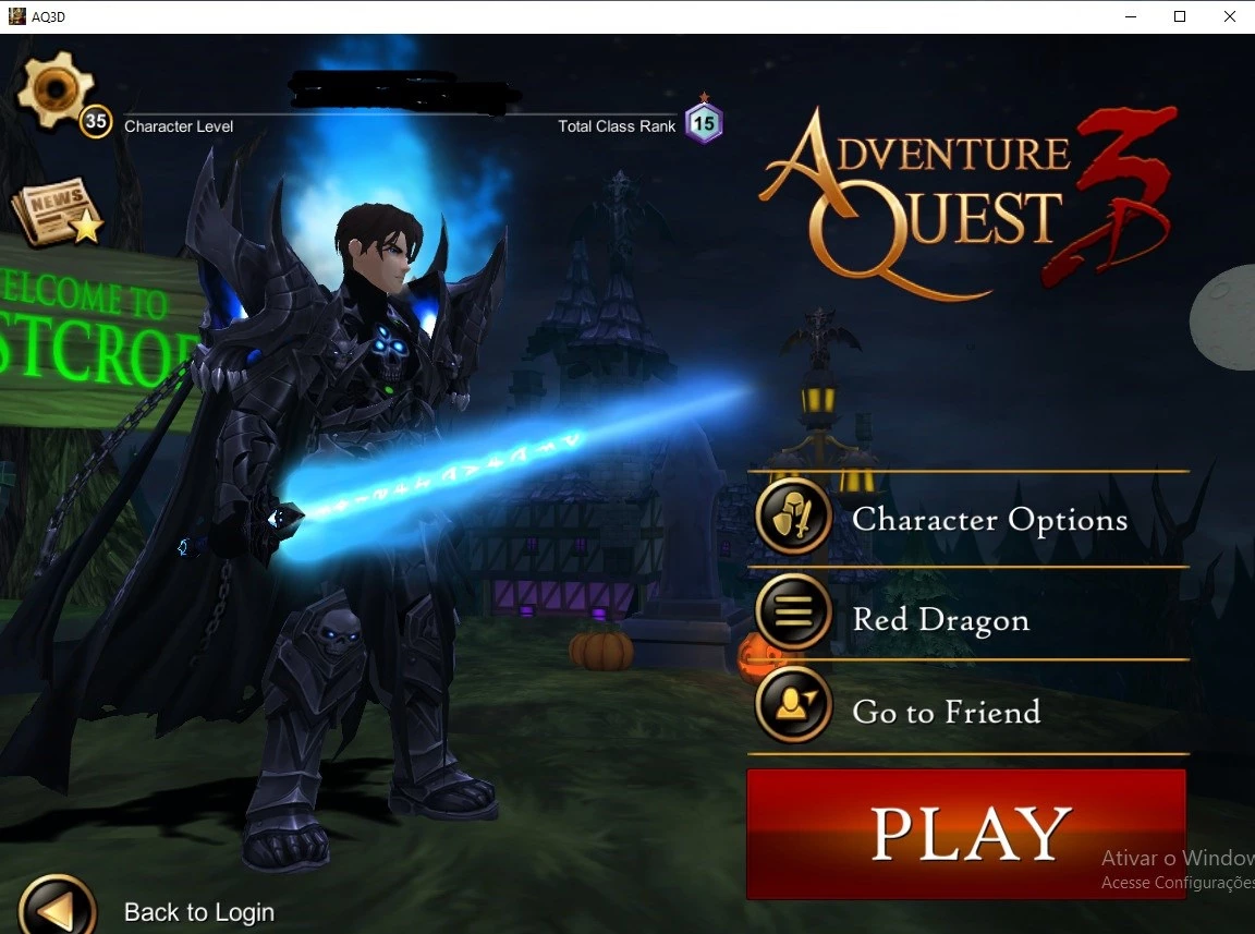 Conta Aqw Endgame 11 Anos - Adventure Quest World - DFG