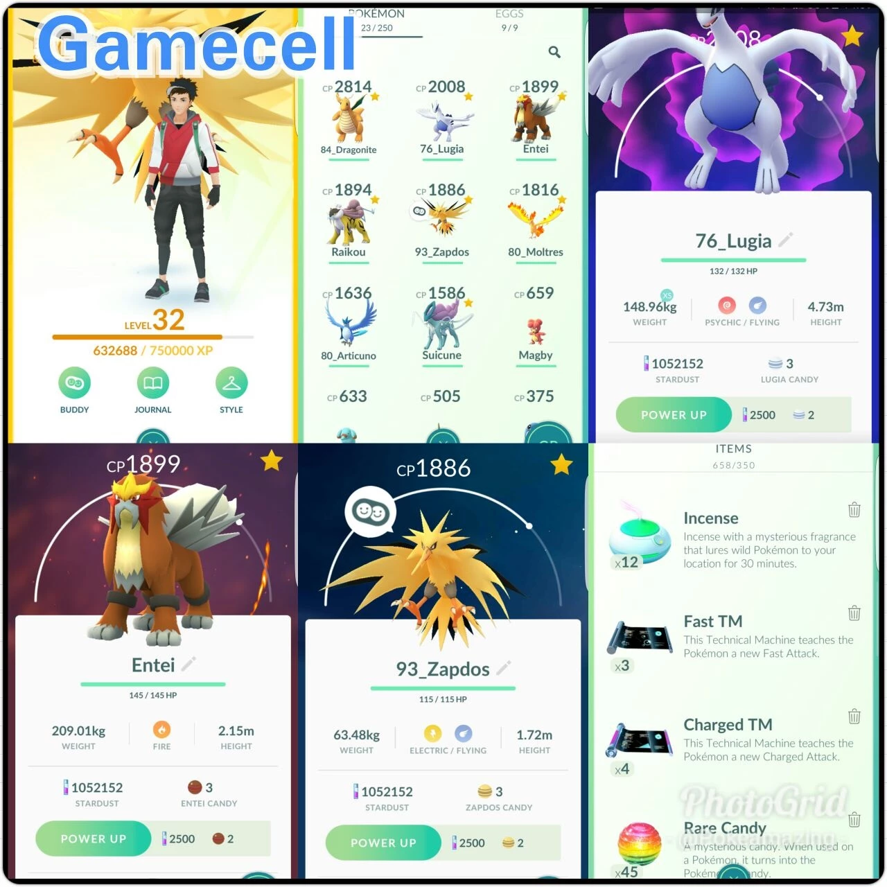 Captura Dos Novos Pokemons Lendários + Itens Na Mochila - Pokemon Go - DFG