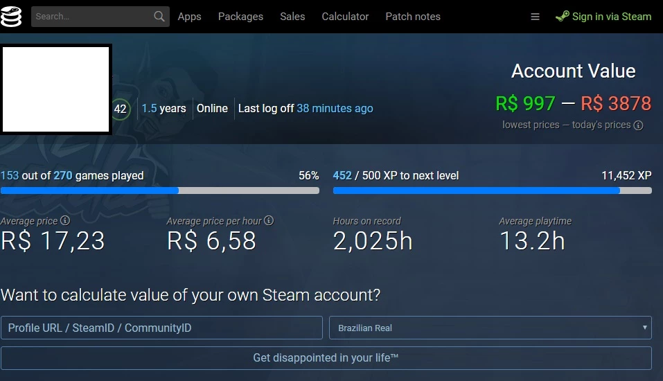 Conta Steam Level 42, + De 260 Jogos + Conta Uplay - DFG