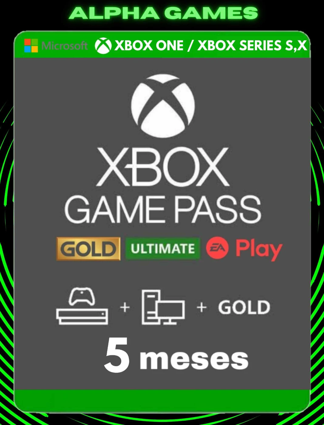Game Pass Ultimate 5 Meses Xbox - Assinaturas E Premium - DFG