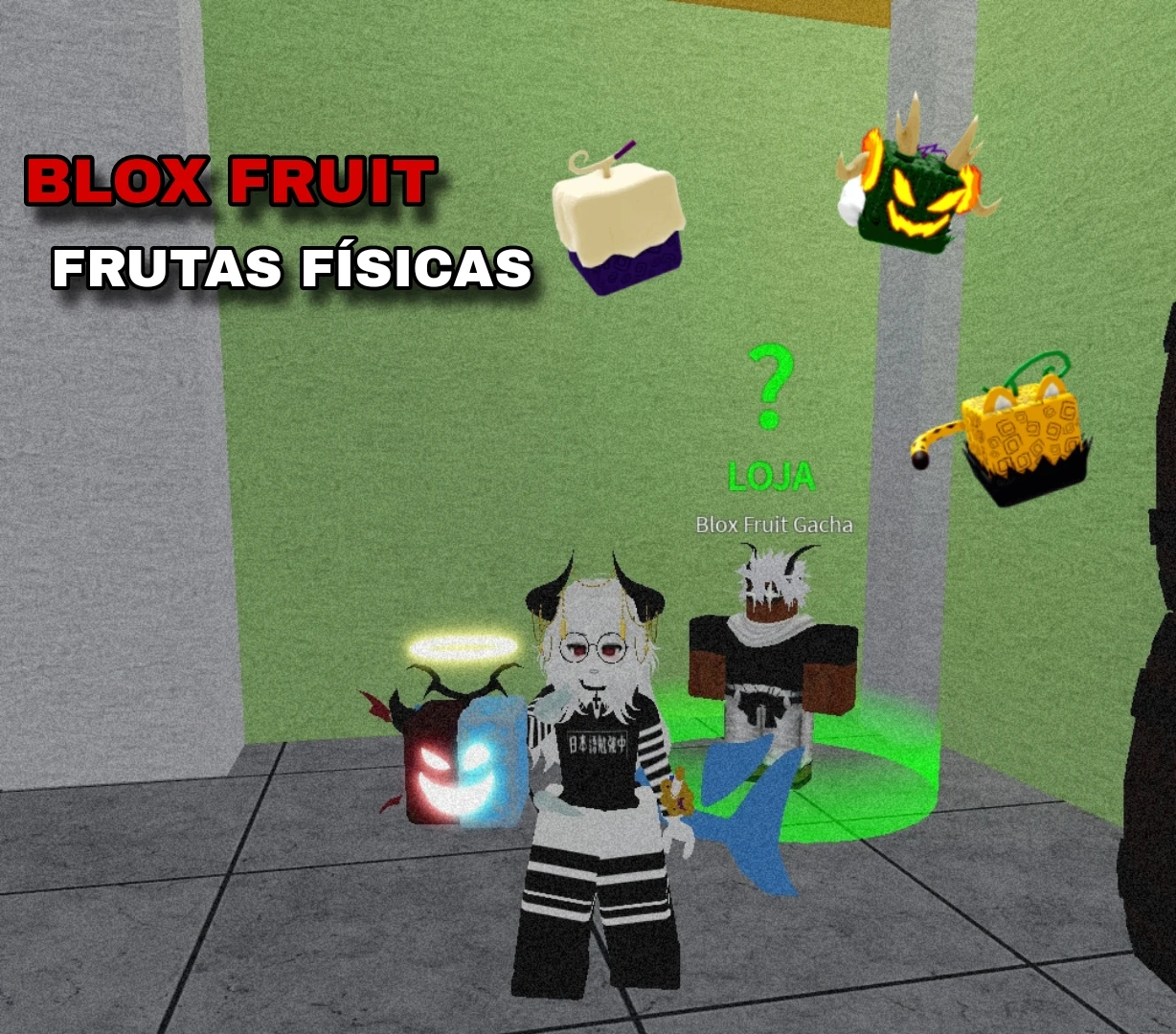 Vendo Fruta Da Sombra, Jogo Blox Fruit - Roblox - DFG