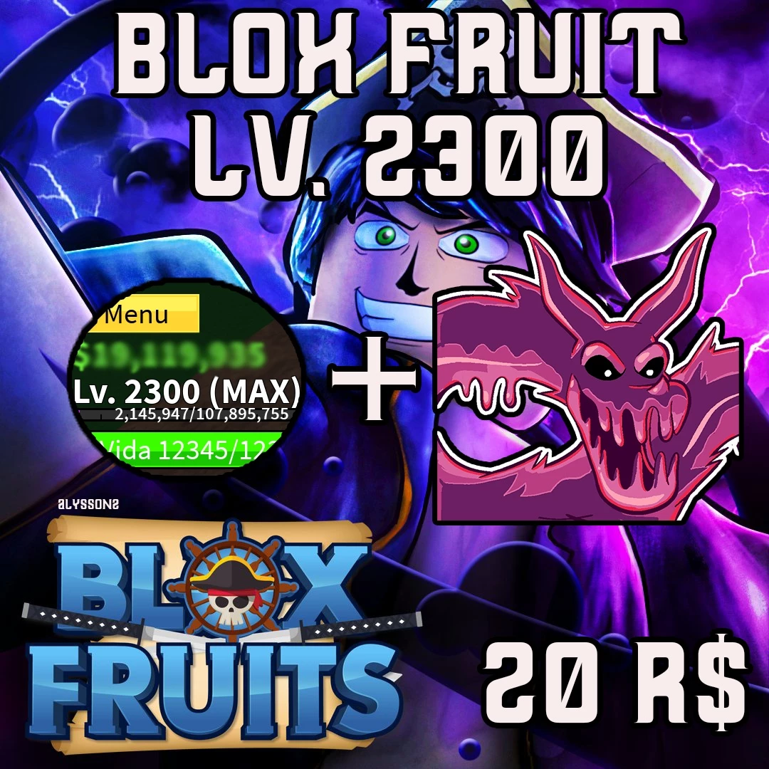 Roblox | CONTA Blox Fruit LVL 2300 (MAX)