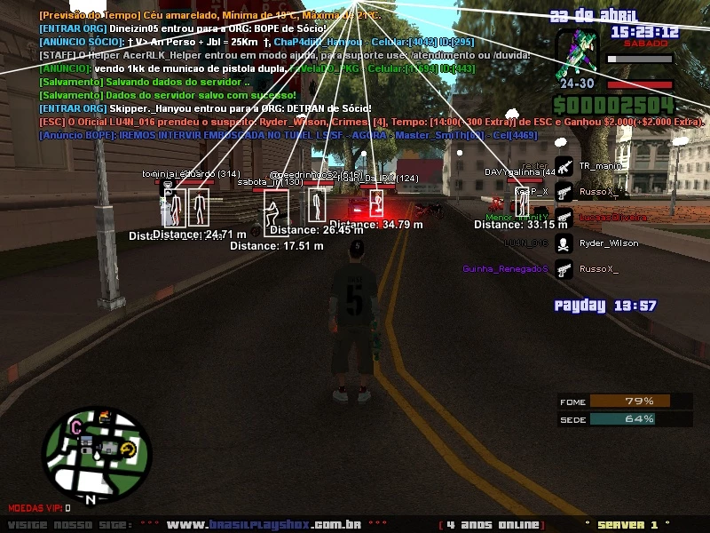 GTA San Andreas Samp Aimbot Hack Cleo Mod 