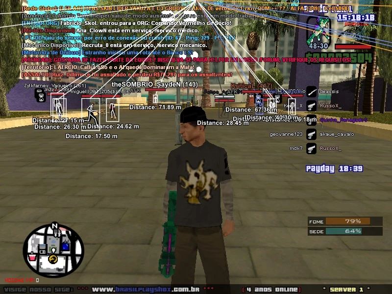 GTA San Andreas Samp Aimbot Hack Cleo Mod 