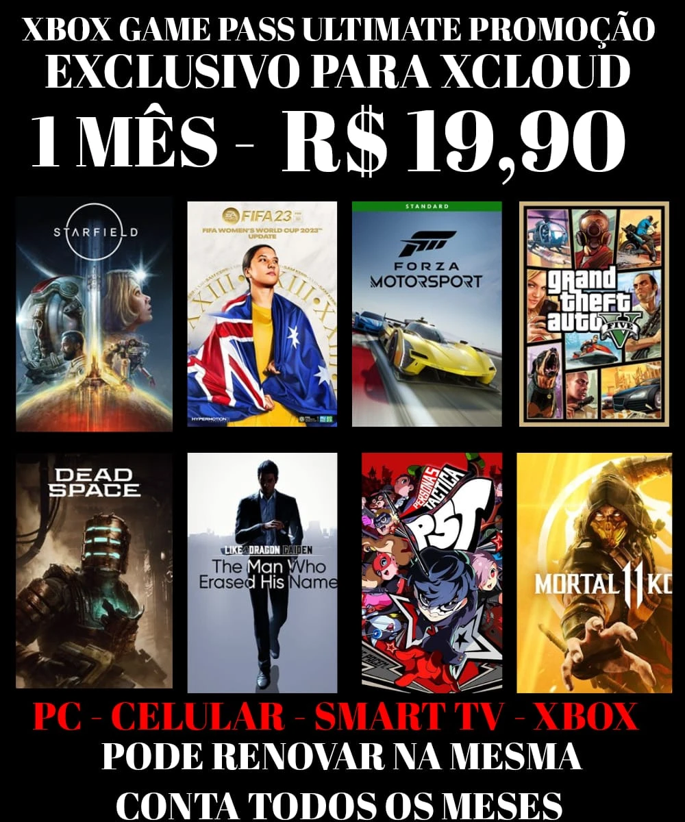 Xbox Game Pass Ultimate 2 Meses Promoção - DFG