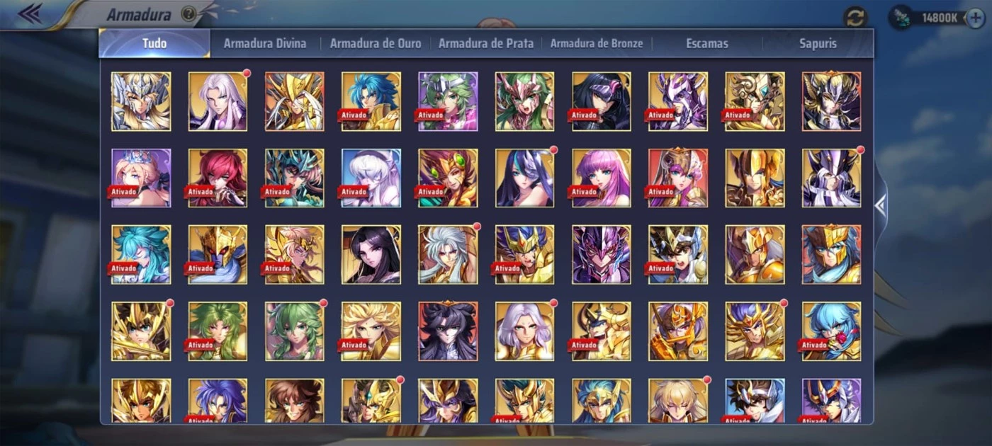 TIERLIST DOS PERSONAGENS QUE MAIS VALE A PENA APRIMORAR COM LIVROS E  MÍNIMOS - SAINT SEIYA AWAKENING 