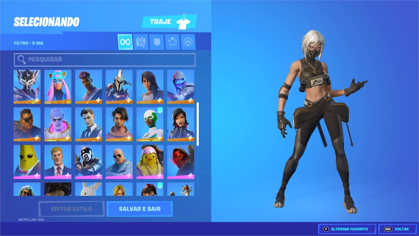 Conta Fortnite Com 64 Skins + Epic Games Com 85 Jogos - DFG