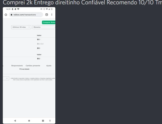 Roblox > KIT PARA VENDEDORES (LISTA DE FORNECEDORES DE ROBUX BARATO, 1K POR  15$)