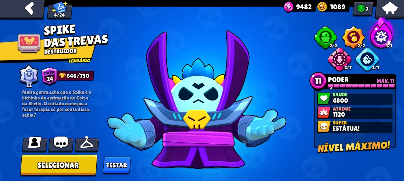 Conta Do Brawl Stars Completa, Com 72 Personagens E Varias S - DFG