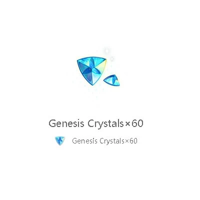 Genshin Impact  60 Genesis Crystals