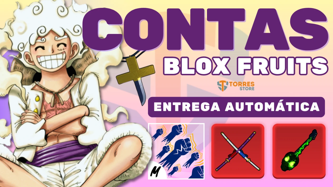 CONTA DE BLOX FRUITS COM HUMANO - Roblox - Blox Fruits - GGMAX