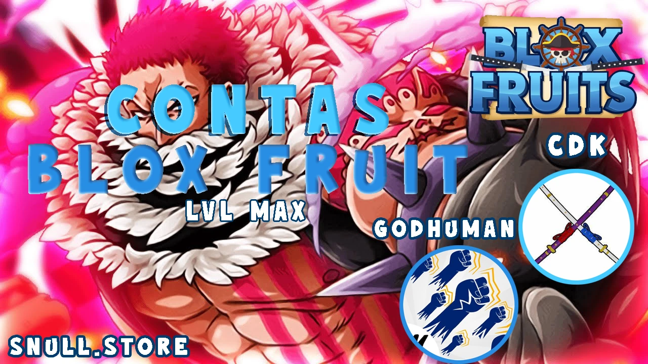 Conta Blox Fruits Raça V4, Cdk, God Human - Roblox - DFG