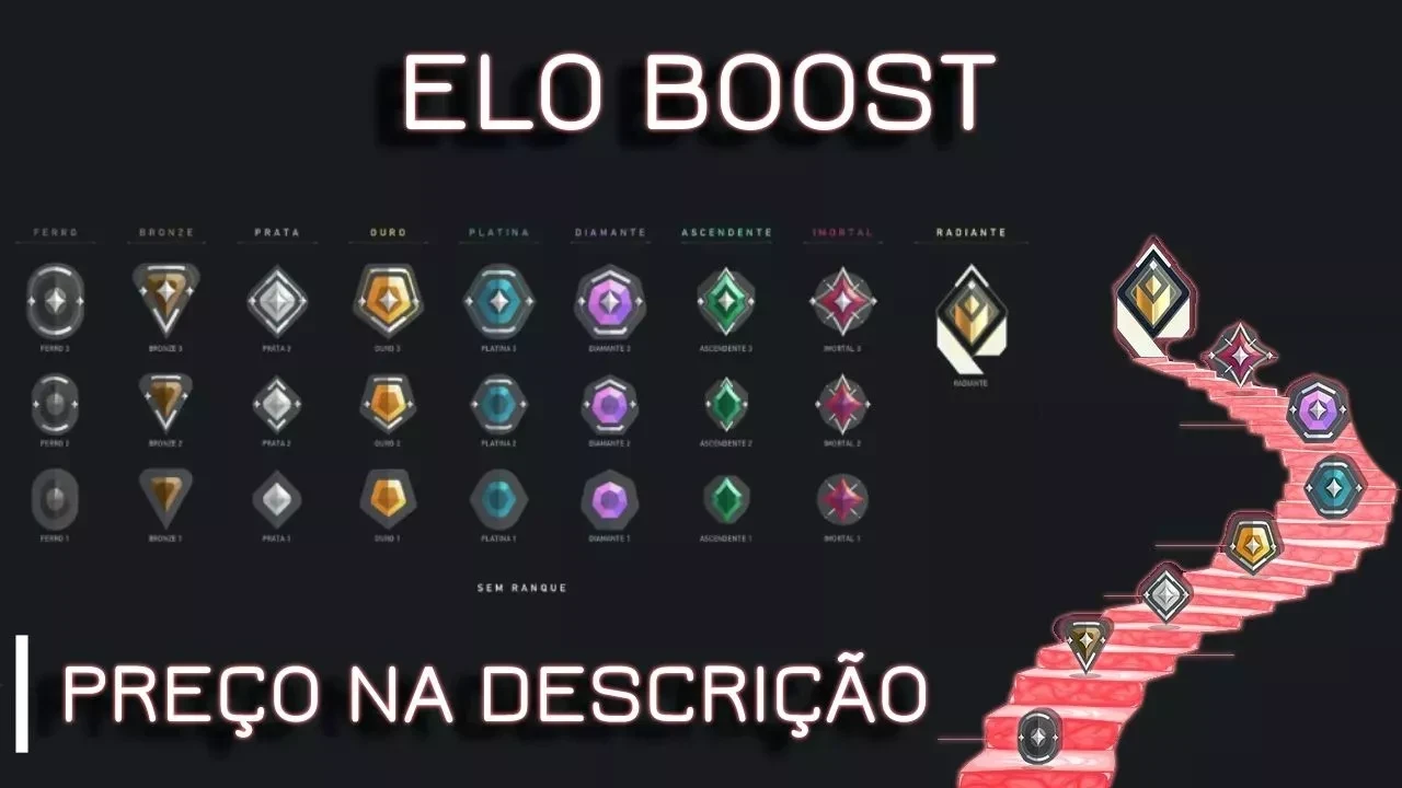 Eloboost Valorant- O Mais Barato Do Mercado - DFG