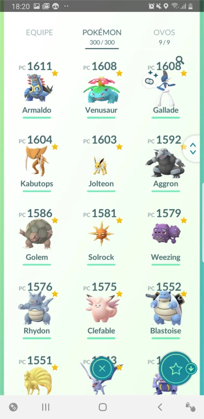 Conta Pokemon Go Lv27 Varios Pokemons Raros Cp 2K+ - DFG