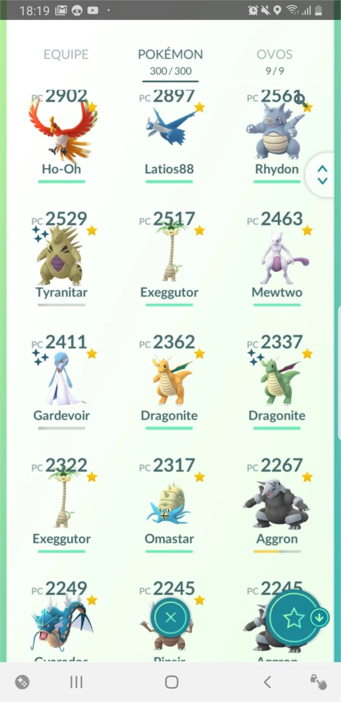 Pokemon Go Conta Lvl 27 Pokemóns Raros - DFG