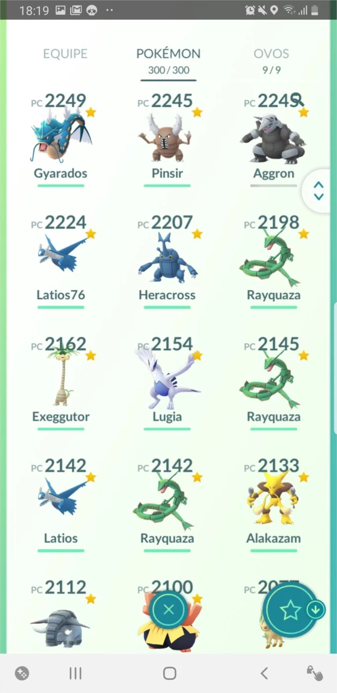 10 Pokemons Raros Aleatórios / Cp Bom - Pokemon Go - DFG