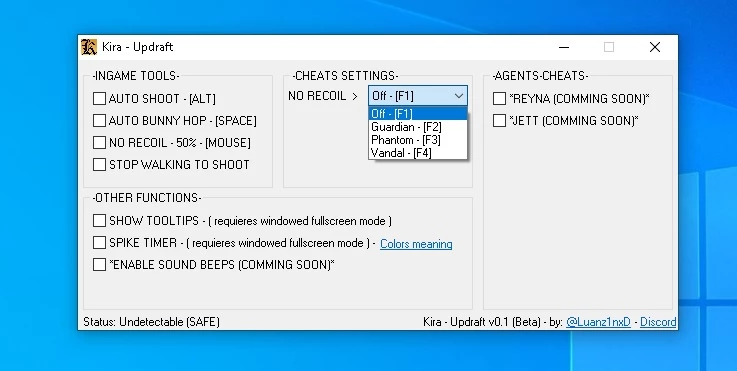 Cheat (Hack) Valorant Externo  Indetectável Desde O Beta - DFG