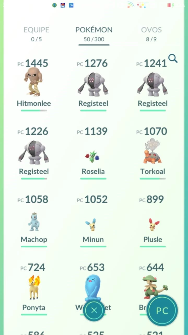 Conta c/ Pokémons Regionais - Pokémon GO