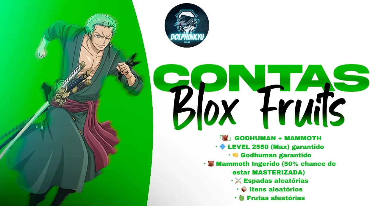 Conta Blox Fruits Level Máximo (2450) + Godhuman + Dough Awk - Roblox - DFG