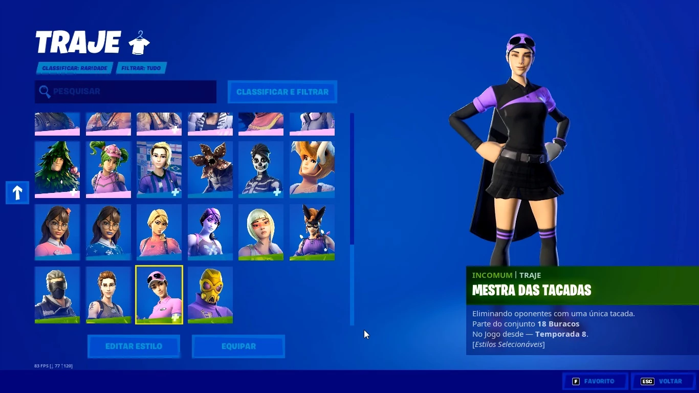 Fortnite > CONTA FORTNITE - S2,S3, CEIFADOR + 83 SKINS E MUITO MAIS! ATÉ  DOMINGO A VENDA.