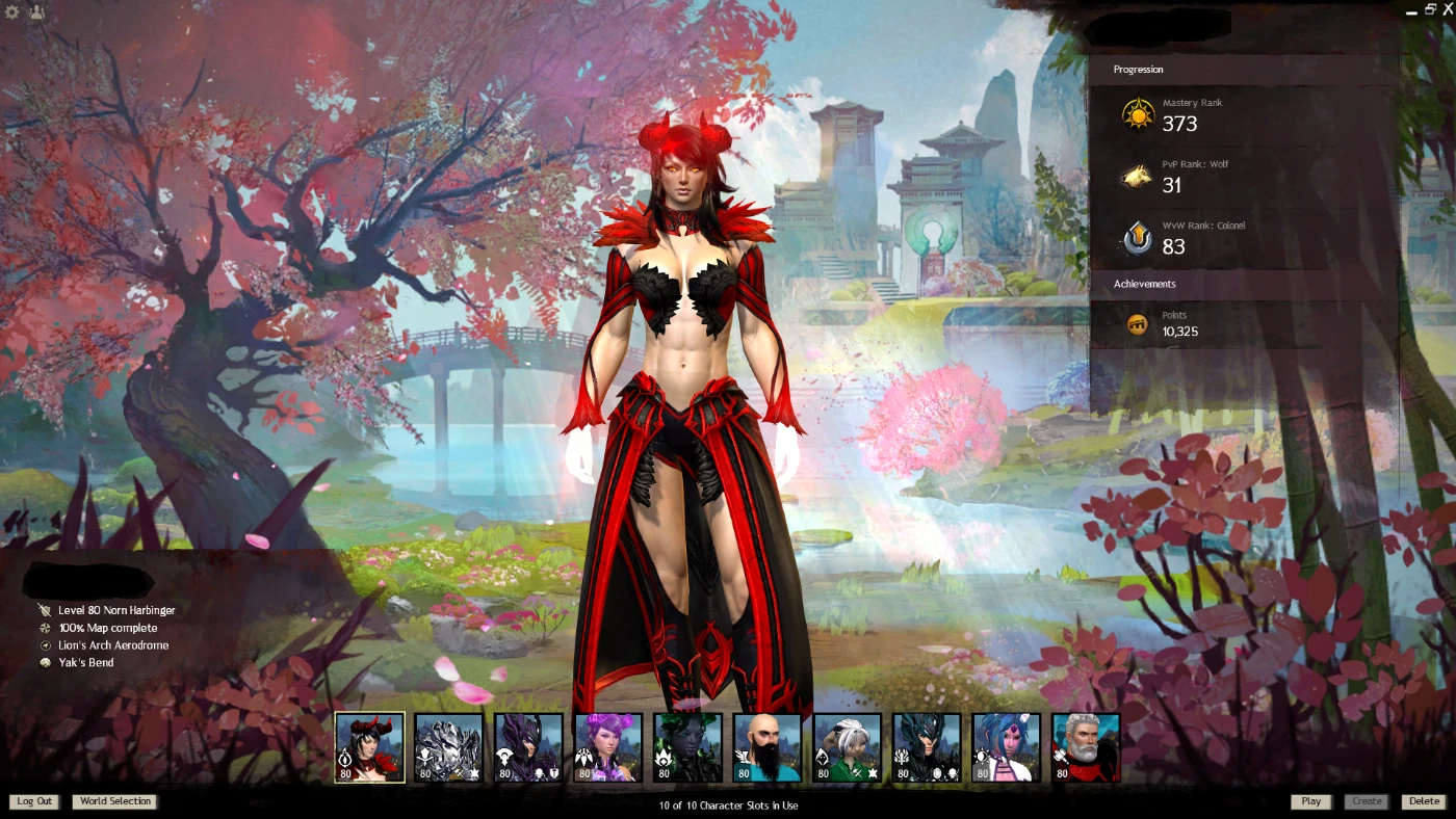 Conta Guild Wars 2 - Set Lendário Light E Heavy Todas Exps