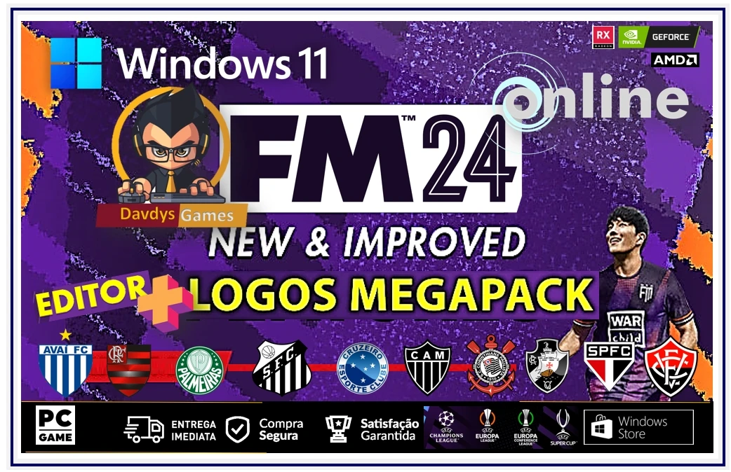 Football Manager 2024 Pc Steam Offline + Editor In-Game - Loja DrexGames -  A sua Loja De Games