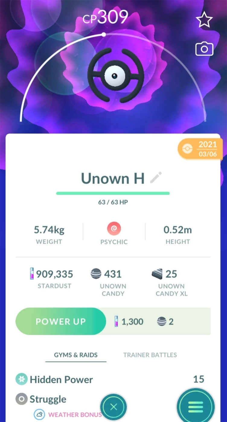 pokemon go unown