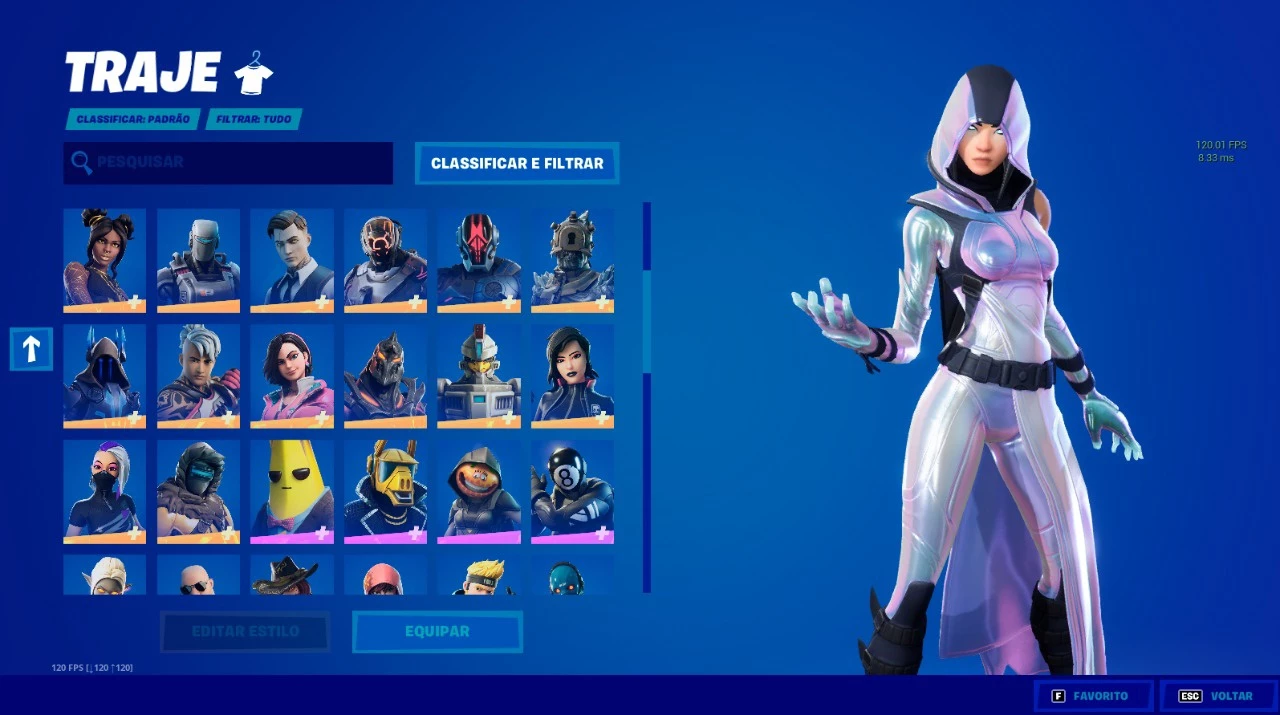 Conta Fortnite + Epic Games Com Ikonik E Glow Desde Temp 4 - DFG