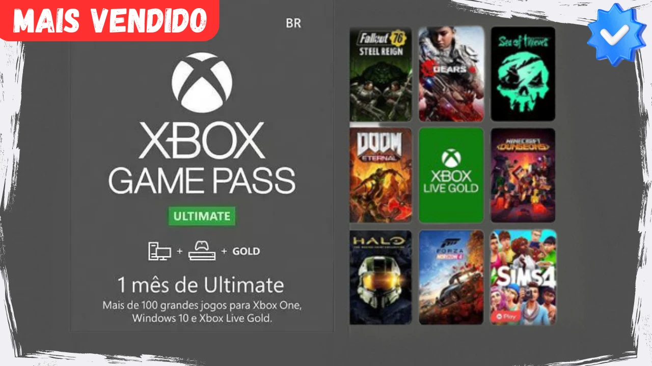 Xbox Game Pass 1 Mês [Promoção] - Assinaturas E Premium - DFG