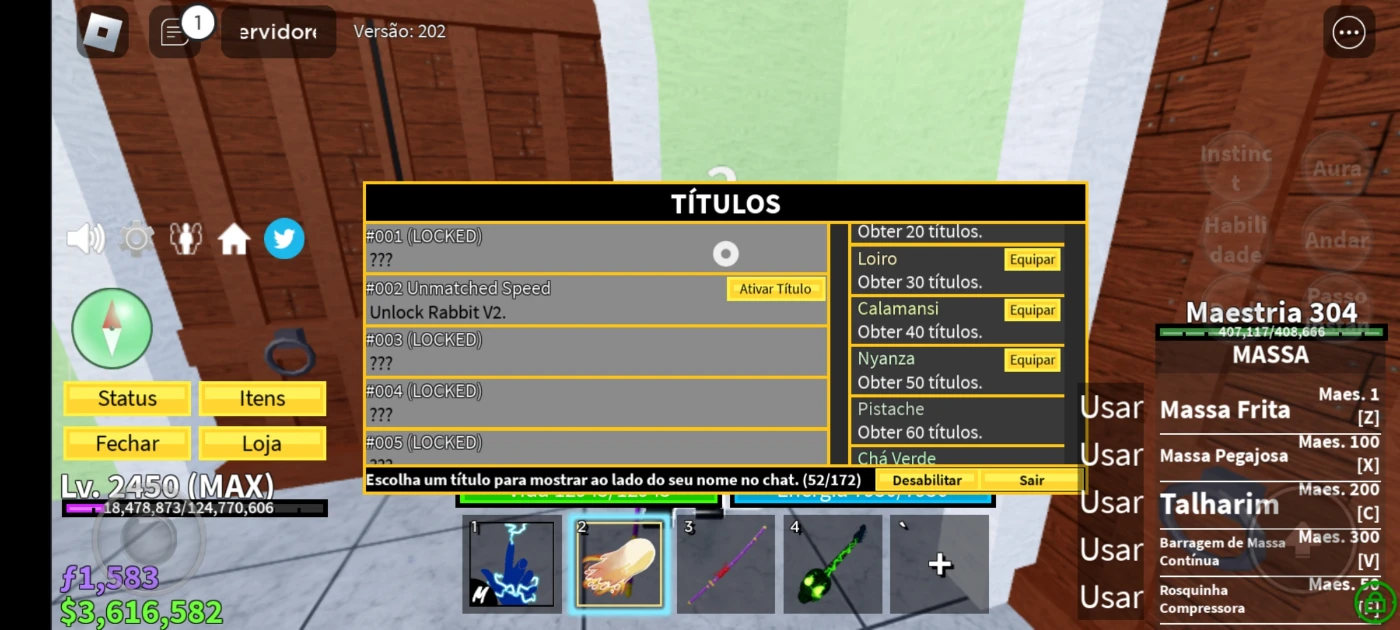 🍊🔥BLOX FRUIT ROBLOX ACCOUNT [LV. 2450] [MAX], GODHUMAN, FRUTAS, ESPADAS,  TODOS HAKI