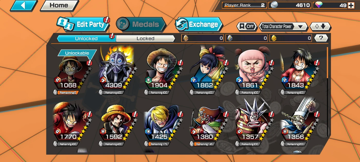 One Piece Bounty Rush - Uma Das Melhores Contas - Others - DFG