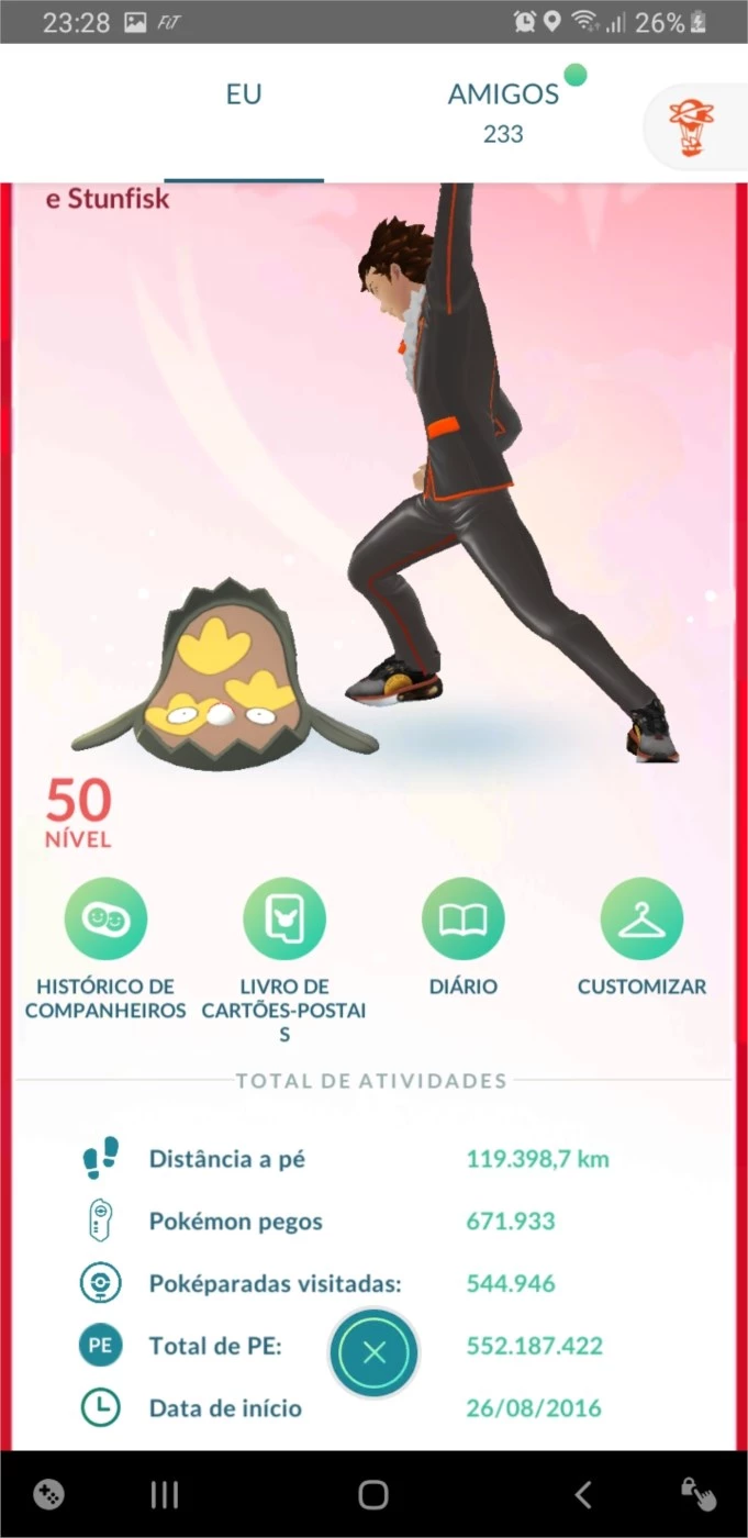 Desapego Games - Pokémon GO > Conta Pokémon Go nível 50, com