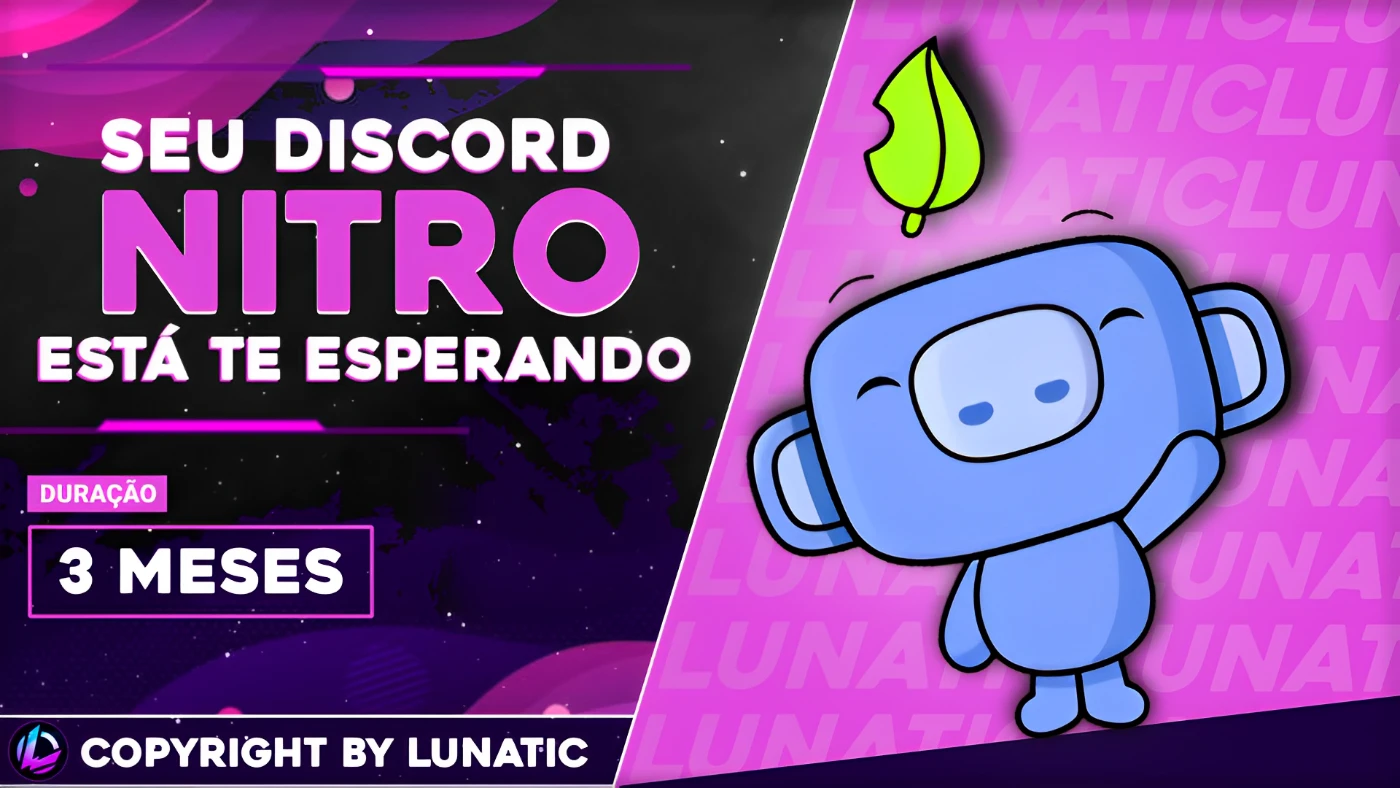Desapego Games - Discord > Discord Nitro Gaming 3 Meses + 6 Impulsos