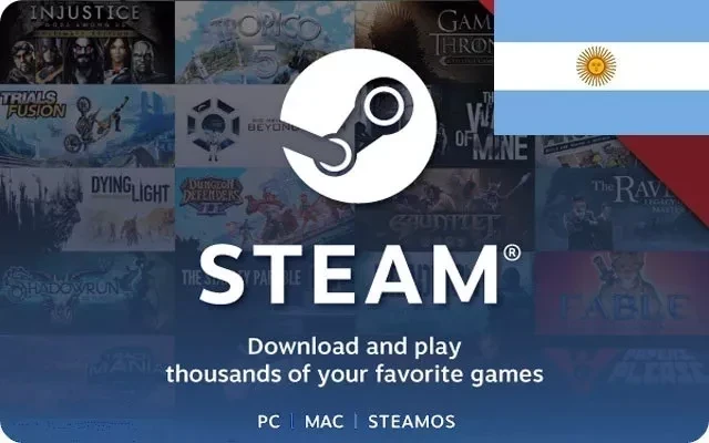 Melhor dos Games - Conta Steam Argentina - Serviços, Outros, PC