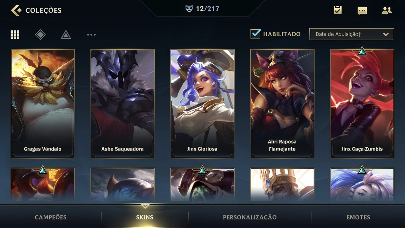 Esmeralda Iv 64,2% Win Rate + 12 Skins + 38 Campeões + Passe