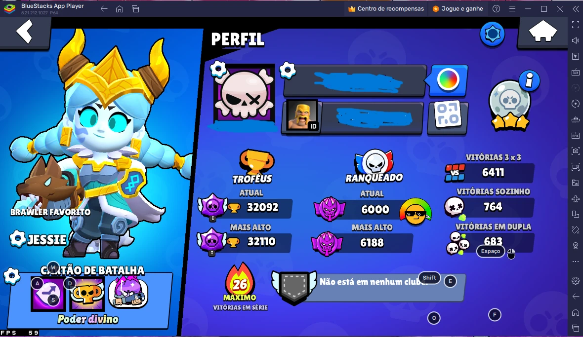 Conta Brawl Stars Rara Full Acesso - DFG