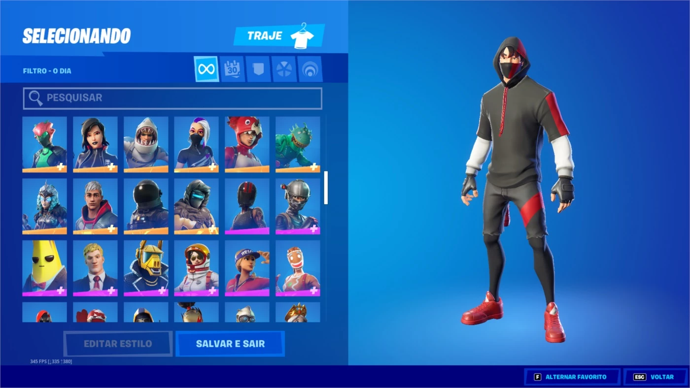 Conta Fortnite 93 Skins + Salve O Mundo Raio 106 (S3 Até S8) - DFG