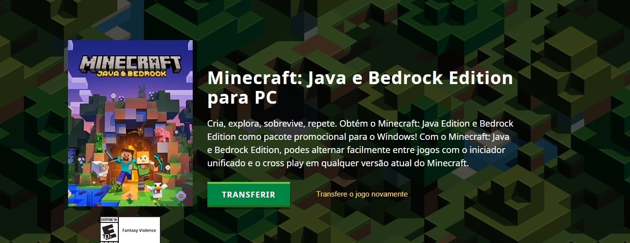 Desapego Games - Minecraft > Minecraft Full Acesso & Bedrock +