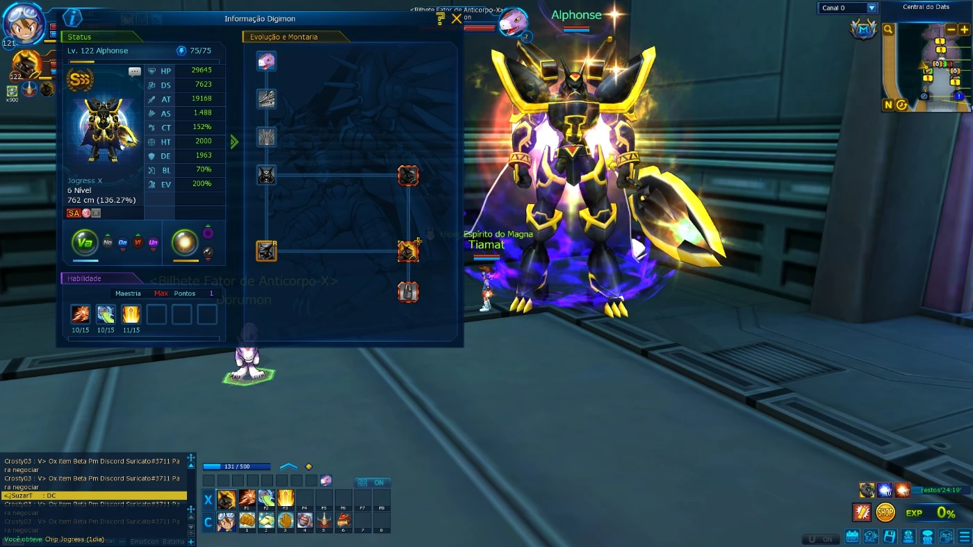 Conta Ladmo ( Omegamon ) Mid Game - Digimon Masters Online - DFG