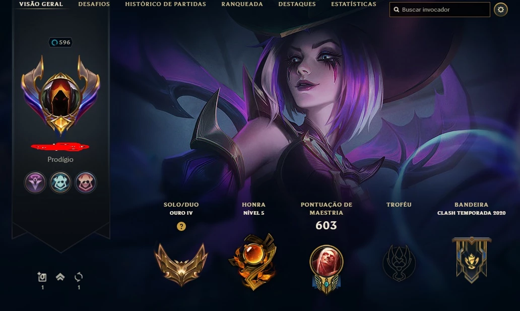 Vendo Conta Com Nick Muito Raro, (Ranqueada) - League Of Legends Lol - DFG