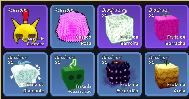 ⭐ Contas Bloxfruits Aleatórias [Nível 1500-2550] ⭐️ - Roblox - DFG