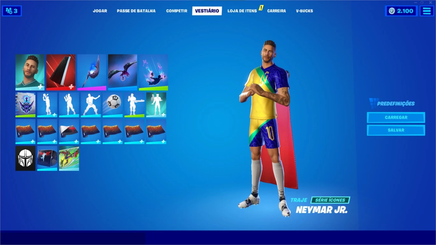 Venda - Conta fortnite com 30.000 vbucks