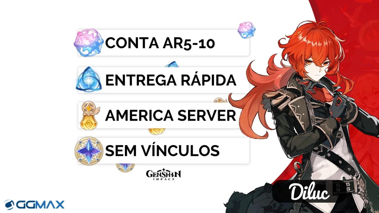 Conta Genshin Impact 51 personagens - Genshin Impact - Contas - GGMAX